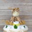 One Tier Neutral Cupcake Nappy Cake