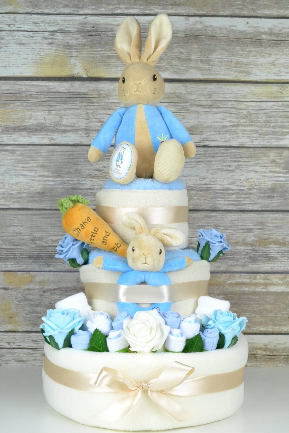 Three Tier Peter Rabbit Nappy Cake My First Baby T