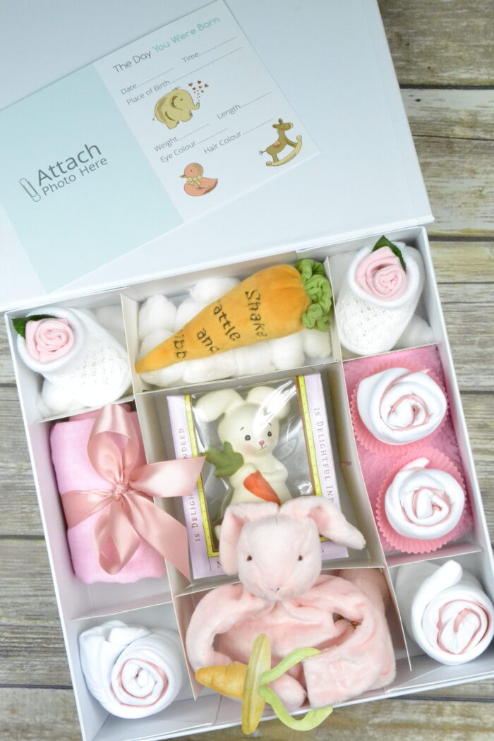 Pink Bunnies By The Bay Cupcake Gift Box