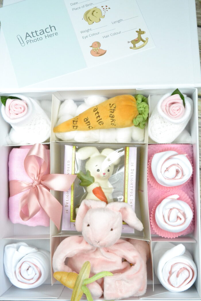 Pink Bunnies By The Bay Cupcake Gift Box
