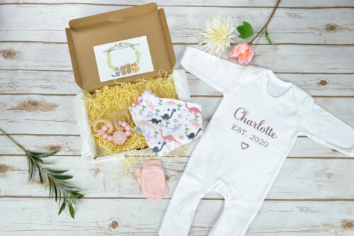 Personalised Romper Letterbox Baby Gift