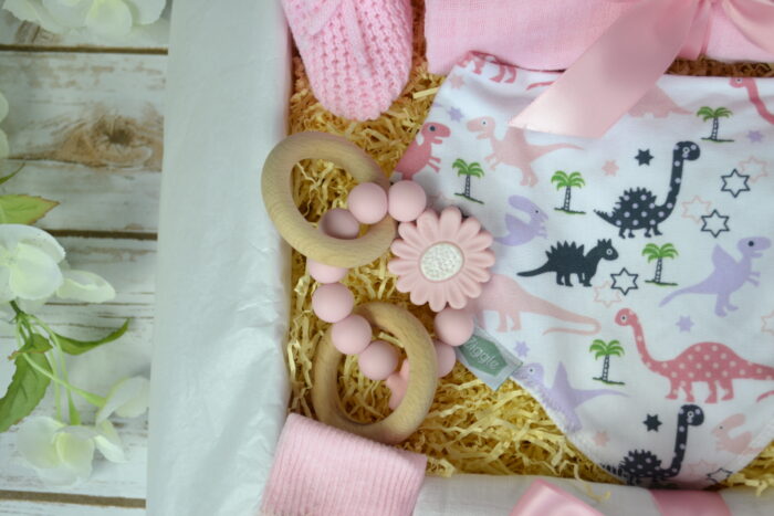 Pink Luxury Personalised Romper Baby Gift Box