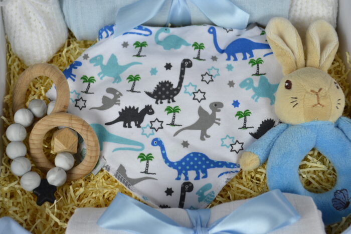 Blue - Personalised Romper Baby Gift Box