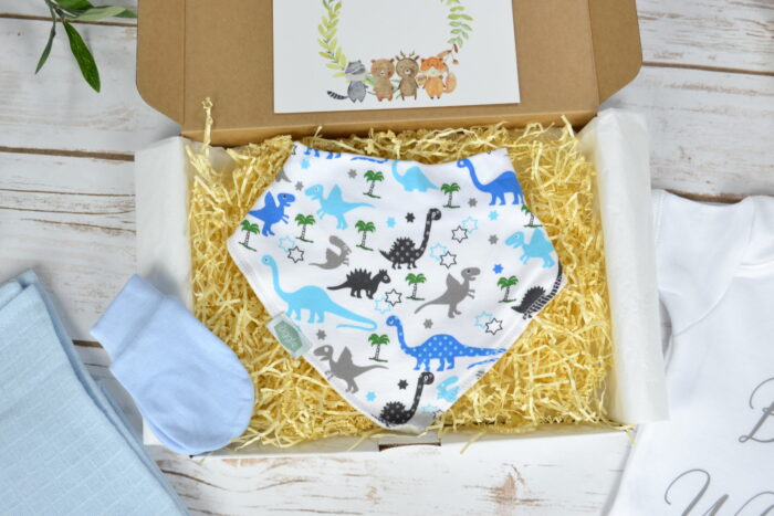 Blue Surname Baby Gift Box