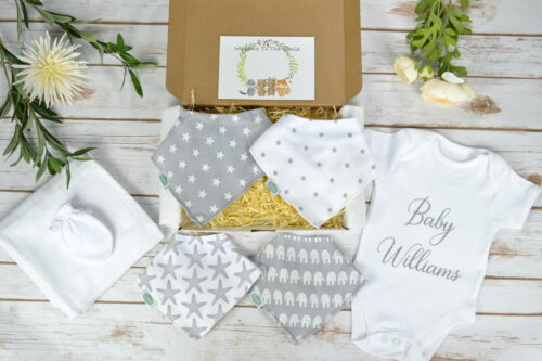 Neutral Letterbox Baby Gift Box