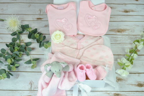 Welcome Baby Girl Gift Box